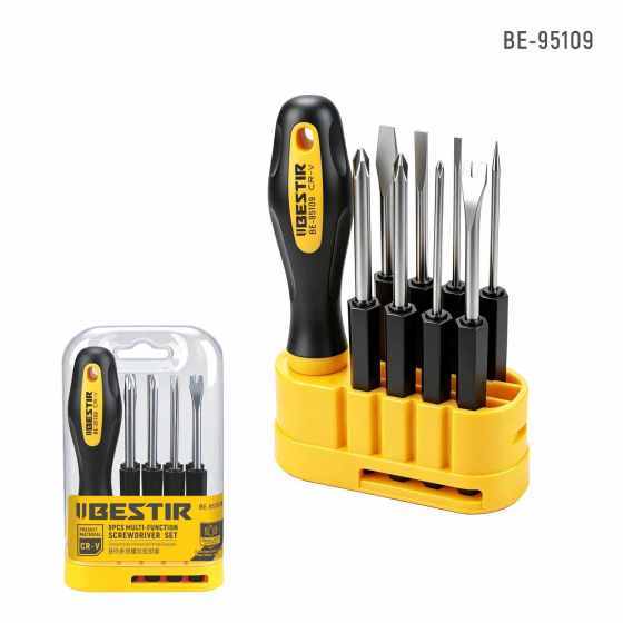 9PCS MULTI-FUNCTION SCREWDRIVER SET BE-95109